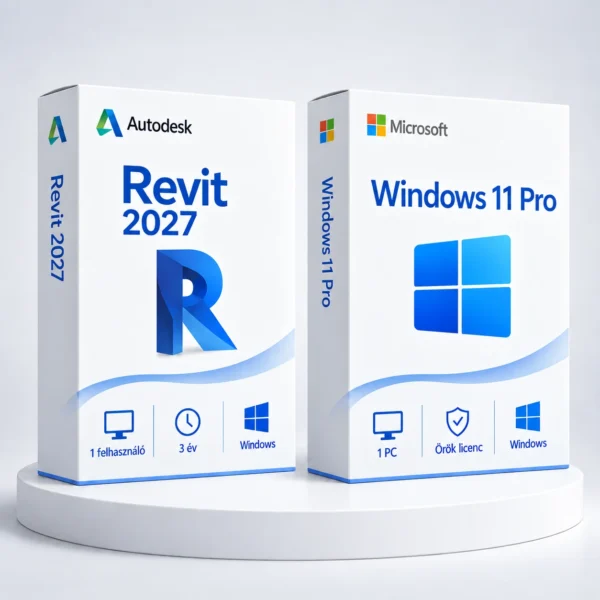 Windows 11 Pro (örök) + Autodesk Revit 2027 (3 év)