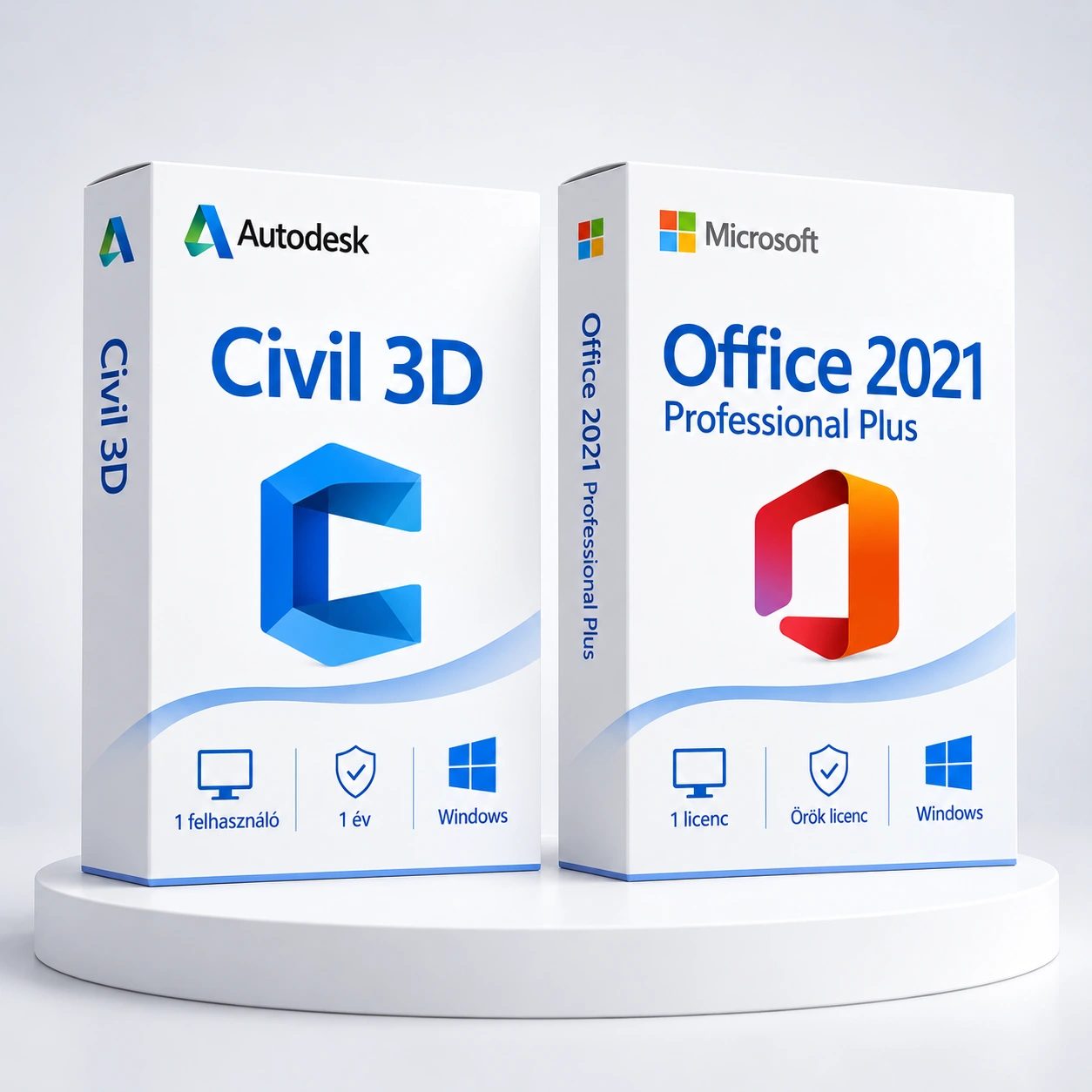 civil-3d-1-ev--office-2021-professional-plus Office 2021 Pro Plus (örök) + Autodesk Civil 3D (1 év) - Image 1