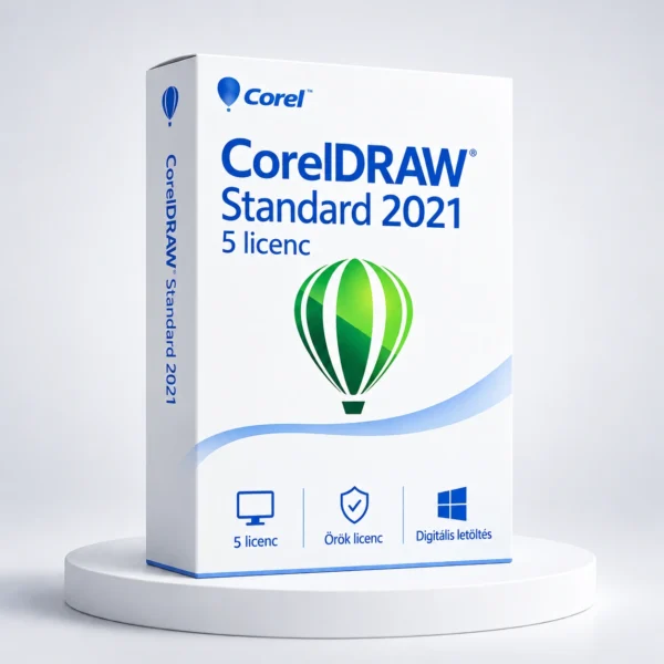 CorelDRAW Standard 2021 | 5 darab