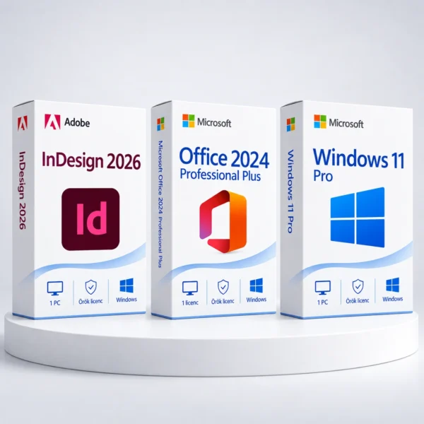 InDesign 2026 + Windows 11 Pro + Office 2024 Pro Plus