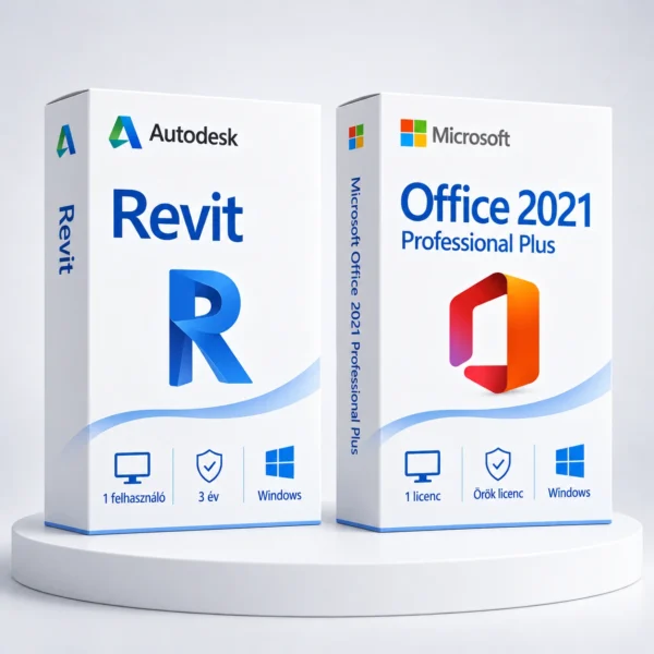 Office 2021 Pro Plus (örök) + Autodesk Revit (3 év)