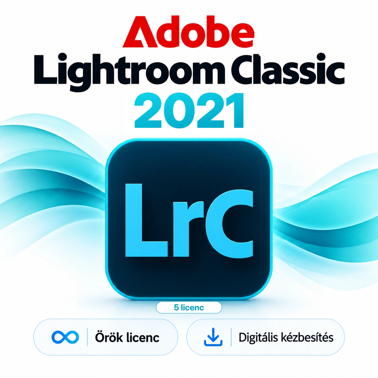 Lightroom Classic 2021 termékkép, 5 licenc