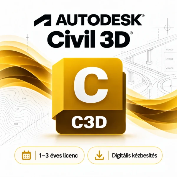 AUTODESK CIVIL 3D I Windows & MAC I 1-3 éves licenc