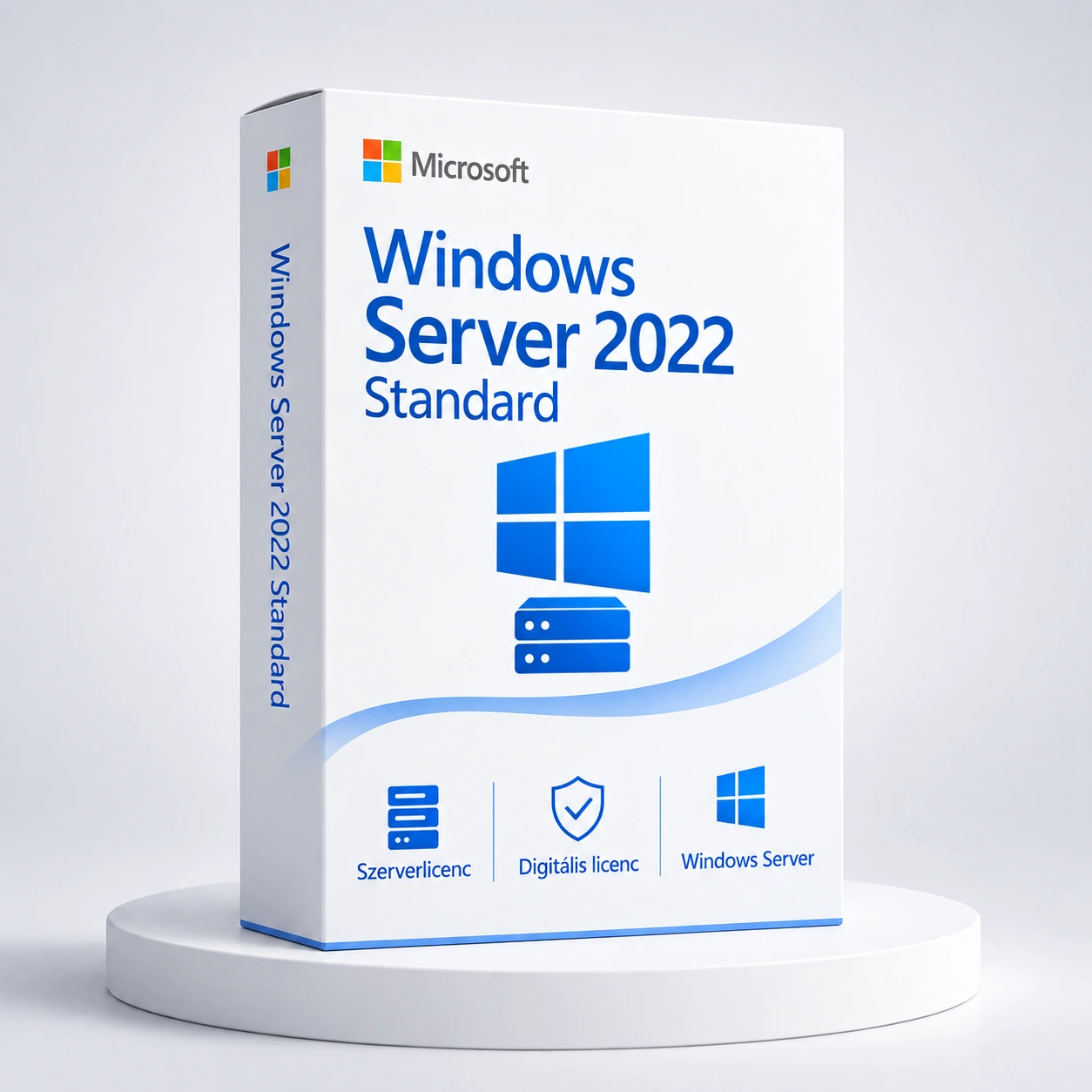 windows-server-2022-standard Microsoft Windows Server Standard 2022 64Bit HUN DSP OEI 16 core (P73-08331) - Image 1